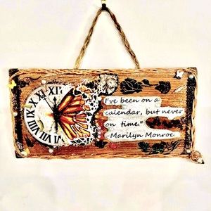 Hanging Wall Sign - Marilyn Monroe Quote